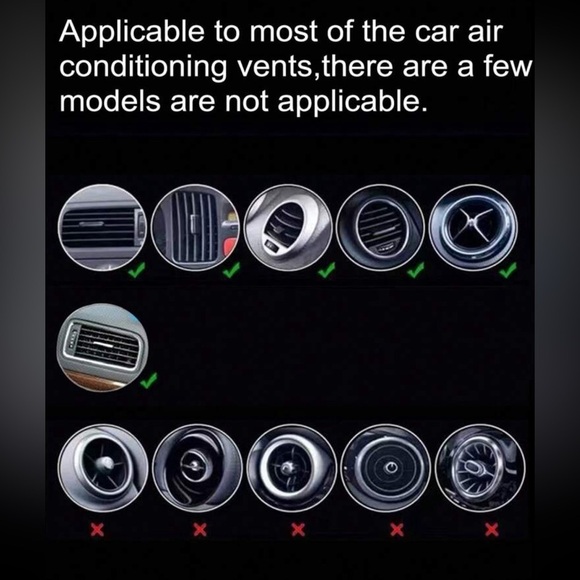 Luxe Inspired Perfume Bottle Clip Air Freshener Car Accessory - Picture 7 of 7